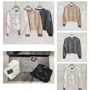 Moda nowe sweter kobiety top długie rękawy swetry designerski sweter damski ekipa ekipa