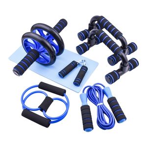 Ab Rollers Wheel Machine Jump Rope Push Up Rack Resistance Bands Abdominal Exercise Trainer Fitness Gym Workout Equipment 231204
