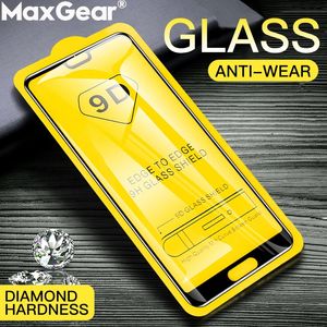 10 st mobiltelefonskärmsskydd 9D krökt härdat glas lämpligt för Huawei P10 plus P20 Lite Mate 9 10 20 Pro P 9 Screen Protector 231205