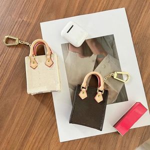 Mini Totes Coin Purses Accessories Fashion Brand Designer Key Case Handbag Classic Printing Womens Wallet Leisure Leather Change P350Y