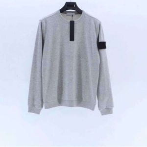 Hoodies Sweatshirts Designers Stones Island Classic Badge Sleeve Long Bottom Shirt Men and Women Couples Loose Simple Cotton Versatile Ya3s