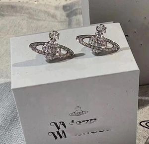Luksusowe kolczyki projektant dla kobiet projektantki kolczyki stadnina diamentowa retro lady moda nurkowania oorbellen platowane złoto kolczyki
