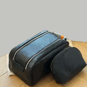 Designer Bag Mens Toalettetis Bag Makeup Bag läder axelväskor kosmetisk väska handväska kvinnor innehavare reser kvinnor påse med fin låda nr34