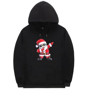 Herrtröjor tröjor jul santa hoodie män kvinnor pullover hösten vinterkläder tröjor mode casual svartrosa sudaderas hombre s-3xl 231205