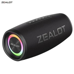 Computer Sers ZEALOT S56 Bluetooth Ser 40W Output tooth with Excellent Bass Performace IPX6 Waterproof Camping Outdoor 231204