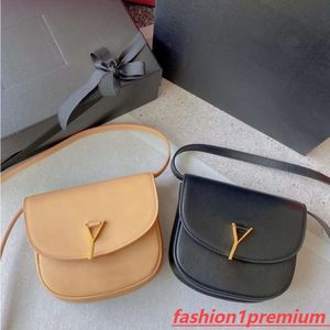 Designers väskor Luxurys Women Crossbody Bag Fashion Kaia Classic Saddle Lady Handbag Toppkvalitet Vintage Handväskor med låda