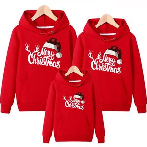 Familjsmatchande kläder Jultröjor Xmas Pyjamas Autumn Cotton Sweatshirts Mommy and Me kläder Father Mother Kids Baby 231204