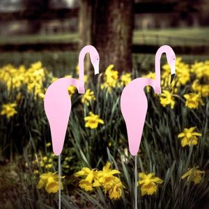 Swirl Vogel Flamingo Wind Spinner Garten Hof Spinning Dekoration mit den leichten Home Decor dekorative Objekte Figuren286S