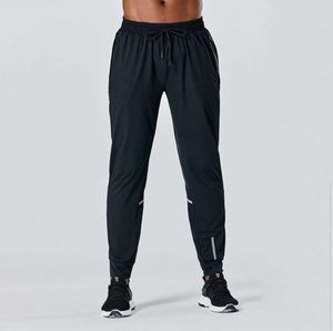 LU LU Jogger Long Pants Sport Yoga Outfit Outdoor For Running Yogo Gym Pockets Sweatpants Trousers Mens Casual Elastic Waist Fashion Trend Clothes