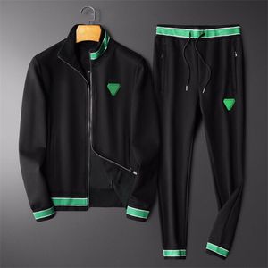 Jaqueta de designer conjunto de veludo de vison calças esportivas de rua alta carta impressa casual terno esportivo jaqueta superior 9077g
