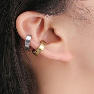 Rücken Ohrringe Ohrstecker Ohr Knochen Clip Männer Titan Stahl Geschenke für Frauen Fake Piercing auf Schmuck Mode