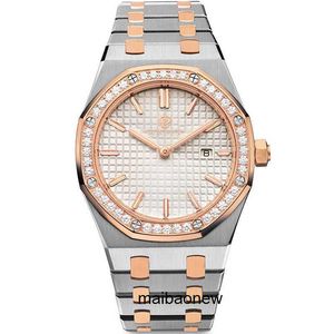 Designer Watch Aps Quartz Movimento Suíço Aço Inoxidável com Logo Royeloaks 18k Diamond Set Y Relógio de Pulso Luxo Mulheres Alta Qualidade Tamanho Banda Safira Vidro QQQW