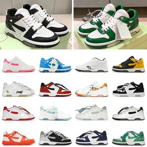 Top Series Out Off Office Sneaker Designer Shoes Offes White Luxury Men Running Tennis Low of White Black Navy Blue Vintage Distressed Trainers Green Red X26
