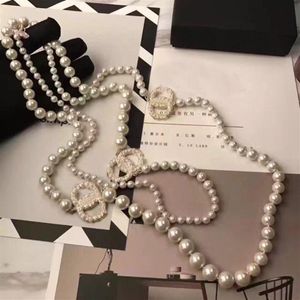 Collana corta catena di perle collane orbitali catene clavicola perlacon gioielli da donna regalo 022611