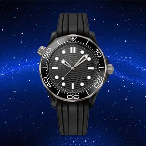 Omg Sea Master Watch Wysokiej jakości Pierścień 41 mm Montre Luxe Automatyczne mechaniczne luminescencję Sapphire Składanie Kluczowe Wodoodporne zegarek