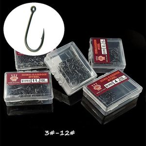 1000pcs 10 Box 10 Models Mixed 3# -12# Ise Hook High Carbon Steel Hooks Fishhooks Pesca Tackle Accessories KU-6611984