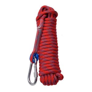 Climbing Harnesses 10mmx10m 20m 30m 50m Outdoor Rock Rope Tactical Sports Training Camping Equipment Survival Lifesaving Tools 231204