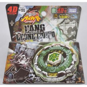 4D Beyblade Tomy Beyblade Metal Battle Fusion Top BB106 FANG LEONE 130WD 4D CON Light Launcher 231204