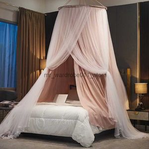 Crib Netting Bed Canopy for Kids Mosquito Net for Bed Round Dome Hanging Indoor Outdoor Castle Play Tent Children Room Decoration Q231205