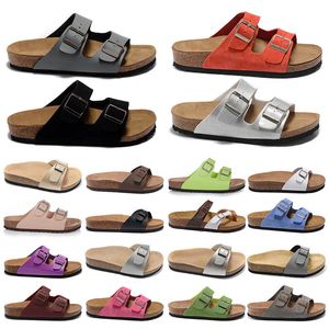 Kapcia Designerskie Sandały Mężczyźni Slajdy Slipper Miękki wkładki zamszowy skórzany pasek klamry Buty na świeżym powietrzu