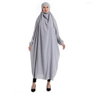 Ethnische Kleidung Eid Mit Kapuze Muslimische Frauen Hijab Kleid Gebet Kleidungsstück Volle Abdeckung Ramadan Kleid Islamische Kleidung Niqab Robe