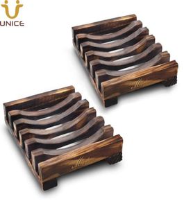 MOQ 100pcs OEM Custom LOGO Home Bathroom Wooden Handmade Soap Case Holder Sink Deck Bathtub Shower Soaps Dish Rectangular Holders 3061980