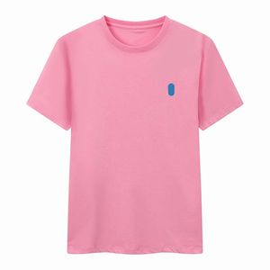 Designer Shirt Summer T Shirts Sweatshirt Par Multicolor Trademark Brodery Letters Loose Round Neck Cotton S