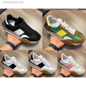 Tom Fords Schuhe Lässige Sneakers von höchster Qualität Laufschuhe Herren Chaussures de Designer UMWELTFREUNDLICHER JAMES SNEAKER Sport Weihnachten Kanal 73DD