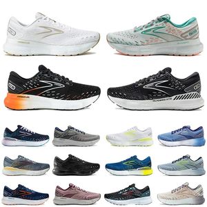 scarpe da corsa Brooks Glycerin Gts 14 Sport all'aria aperta Classico Hyper Blu Triple Nero Bianco Verde chiaro Uomo Donna Designer Athletic Runner Sneakers