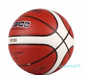 Basketboll Boll Officiell storlek PU -läder utomhus inomhus match träning smält bg