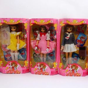 Dolls Cardcaptor Sakura Kinomoto Tomoyo Daidoji Action Figur Anime Card Captor Doll Collection Toy Girl's Birthday Present 231205