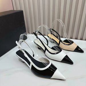 Sapatos de grife novas sandálias novos sapatos únicos high end moda material de couro genuíno