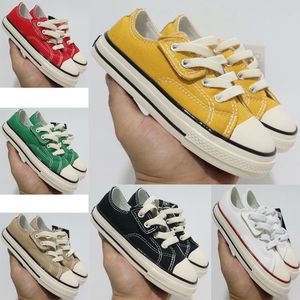 Kids 1970 Marka Tasarımcısı Klasik Sıradan Ayakkabı Tuval Ayakkabı Tüm Yıldız Platform Spor Sneaker Düşük Yüksek Siyah Beyaz Kırmızı Donanma Spor Eğitimleri Spor Ayakkabıları