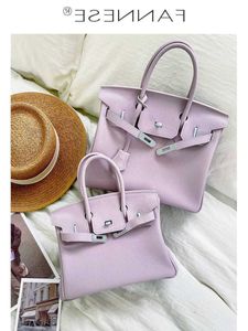 Designer B-rikis Borse tote da donna negozio online 2023 Nuovo TOGO Borsa a mano in vera pelle di vacchetta con strato superiore Mini borsa da donna di fascia alta con logo reale