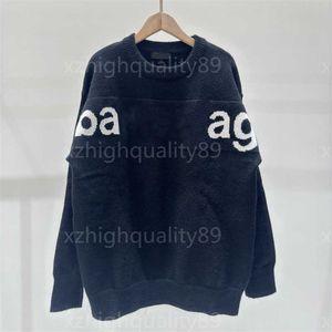 Sweaters for Women Sweater Jumper Long Sleeved Round Neck Pullover Fashion Letter Sweatshirt Loose Comfort Top Autumn Womens Designer Clothing