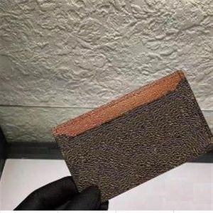 Projektowanie kobiet i męskie Casual Credit Card Card French French Tide Card Hollet Portfel Damier Graphit Canvas Bag z pudełkiem 62666272Z