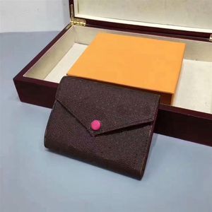 varumärkesdesigner mode kvinnor pu korta plånböcker koppling pås korthållare 8 färger små söt myntväska 419ap38278r