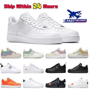 white sneakers for mens designer shoes air casual shoes Running Shoes 1 Outdoor Shoes Air''forces 1 high Platform Shoes classic triple white black Schuhe Trainers