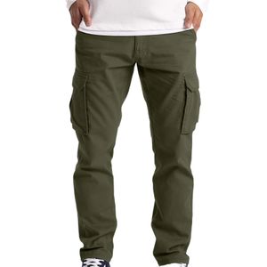 Mens Pants Men Cargo Casual Pant Solid Color Male Trousers with Pocket Loose Fit Summer Vintage Straight Leg Streetwear Suit 231204