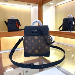 Klassisk väska man designer mini messenger väska kvinnor axel crossbody handväska topphandtag lyx nano ångare klaff väska box form telefon handväska bols de disea o m82774