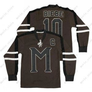 Hockey Men's John Biebe 10 Mystery Alaska Movie Ice Hockey Jersey Stitched