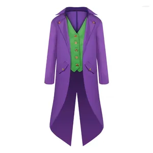 Mäns kostymer barn svansrock smoking gotisk medeltida retro kläder barn barn renässans steampunk halloween kostymer kappa tuxedos