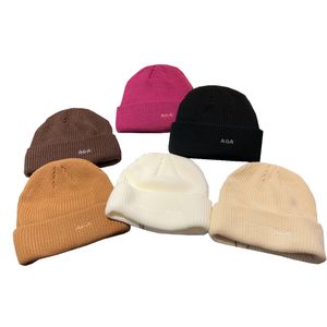 Designer Letter Knitted Beanies Women Men Warm Wool Hats Autumn Winter Windproof Fit Knits Hats Fashion Woolen Snapback Cap