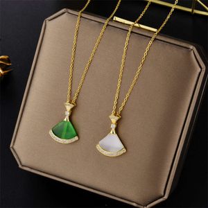 colar de designer com incrustações de diamantes, luxo leve, em forma de leque, versátil, colares de corrente de clavícula curta beimu femininos