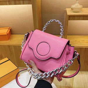 Silver Beauty Head Bags Luxury Printed Shoulder Bag Chain Trendy Versatile Large Capacity Women's Shoulder Crossbody Bag 231115