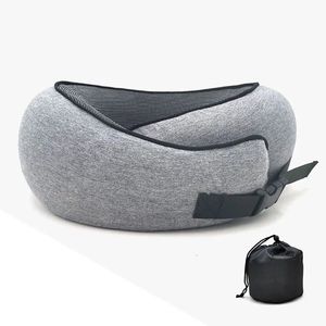 Pillow Memory Foam Neck Cervical Vertebra Travel Portable Noon Break Aircraft U Type Of Sleep Camping Carry Bag 231205