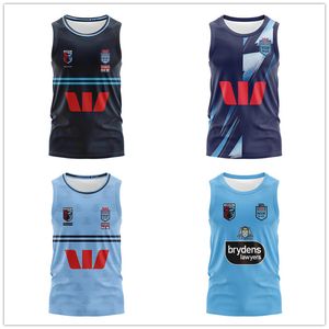 2023 nsw blues casa longe indígena rugby sem mangas camisa masculina esporte treinamento colete sportwear moletom ao ar livre camisetas