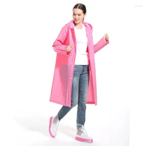 Impermeabili Impermeabile da donna Cappotto antipioggia impermeabile ispessito Tuta antipioggia da campeggio trasparente trasparente