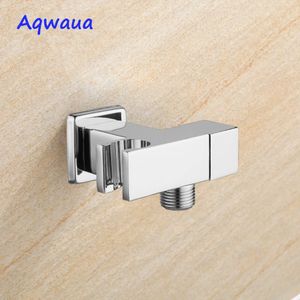 Winkels Aqwaua Wasserstopp-Wasserhahn mit Halter, Toilettenschaltersteuerung, Badezimmerzubehör, verchromt, 231205