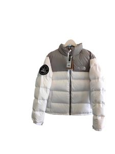 Amerikanische Version des 1996er Trends Co-Branded Nuptse Patchwork Männer und Frauen Paitle Paitle Jacket Dicked Dicked Sticky Fluffy Bread Coat